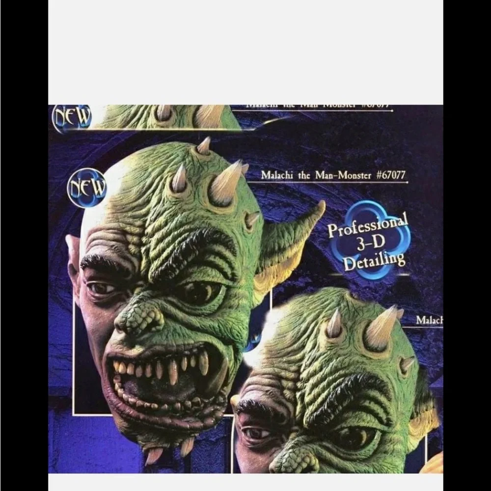 MALACHI MAN MONSTER  PROFESSIONAL  3D DETAILING BY MASK ILLUSSIONS FROM 2000